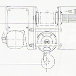 Kladkostroj ABUS nákres