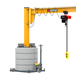 Mobilní sloupový otočný jeřáb