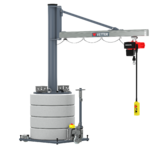 Mobilní sloupový otočný jeřáb