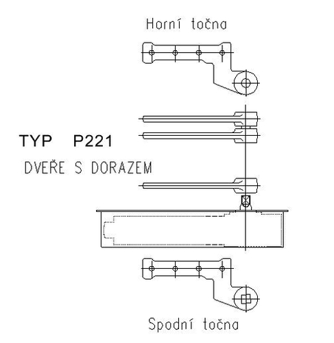 Točny pro dveře s dorazem